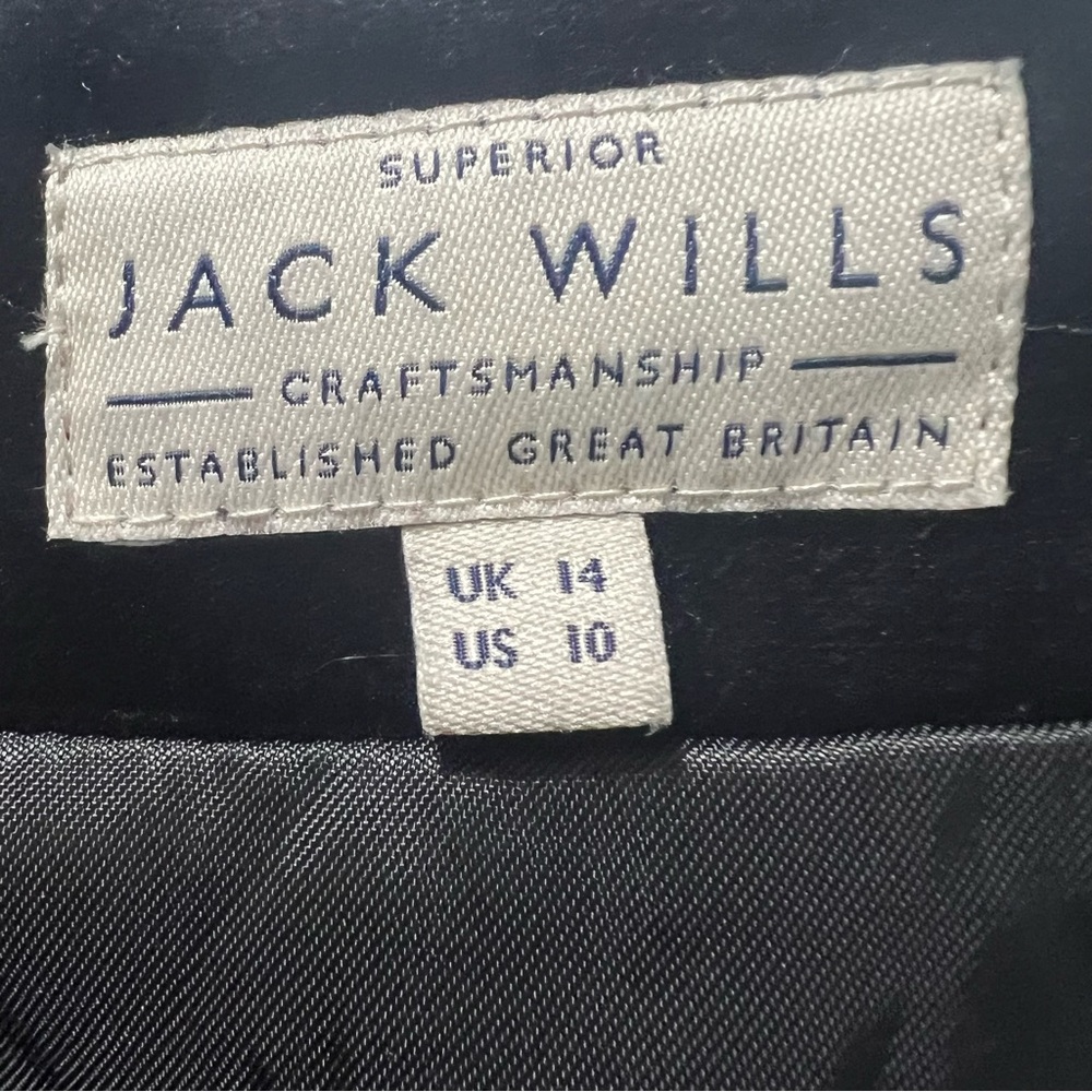 Jack Wills Plaid Wool Blend Academia Preppy Tartan A-line Mini Skirt 10 - Picture 10 of 12